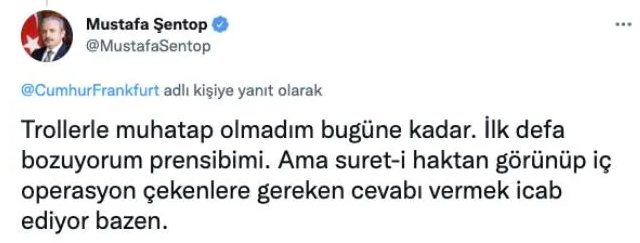 Meclis Başkanı Mustafa Şentop'u hiç böyle görmediniz! 'Troll' çıldırttı prensibini bozdu - Resim: 1