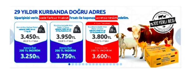 CarrefourSA dana ve koç 2022 kurbanlık fiyatları ne kadar? - Resim: 0