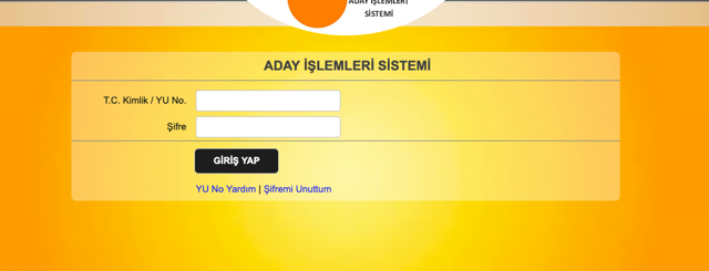 YDS sınav giriş belgesi çıkarma ekranı 2019 - Resim: 0