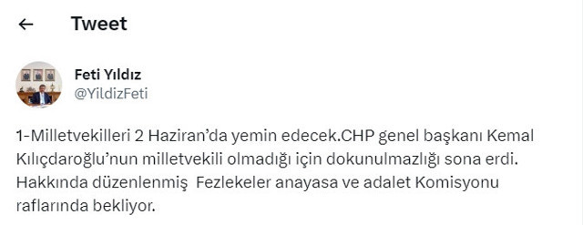 MHP seçim sonrası harekete geçti! Yargıya flaş Kılıçdaroğlu çağrısı: Dokunulmazlığı sona erdi! - Resim: 0