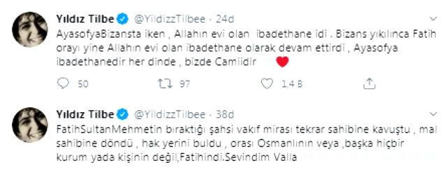 Yıldız Tilbe Twitter'dan yaptığı Ayasofya paylaşımıyla beğenileri kaptı - Resim: 3