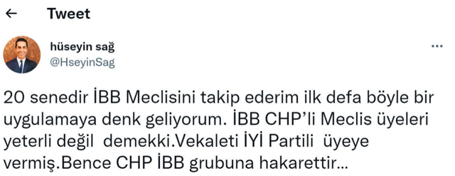 Ekrem İmamoğlu vekaleti İYİ Partili isme bırakınca isyan çıktı CHP'den tepki - Resim: 1