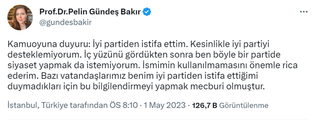 İYİ Parti'den istifa ettim! AK Parti'den ihraç edilmişti! 'Böyle bir partide siyaset yapmam' - Resim: 0