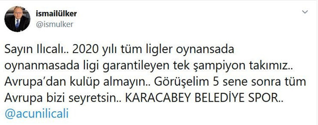 Kulüp satın almak isteyen Acun Ilıcalı'ya sürpriz teklif: Gelin görüşelim - Resim: 0