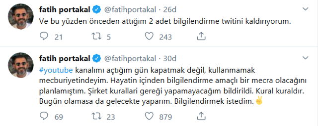 Fatih Portakal, YouTube kanalını açtığı gün kapattı - Resim: 0