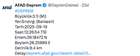 İstanbul'da hissedilen deprem! AFAD'dan açıklama geldi, büyüklüğü kaç? - Resim: 0