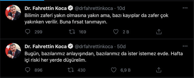 Sağlık Bakanı Fahrettin Koca'dan uyarı: Hafta içi riski her yerde düşürelim - Resim: 0