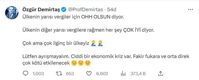 Özgür Demirtaş isyan etti! Emeklilerin bu maaşla ölmelerini mi bekliyoruz - Resim: 1