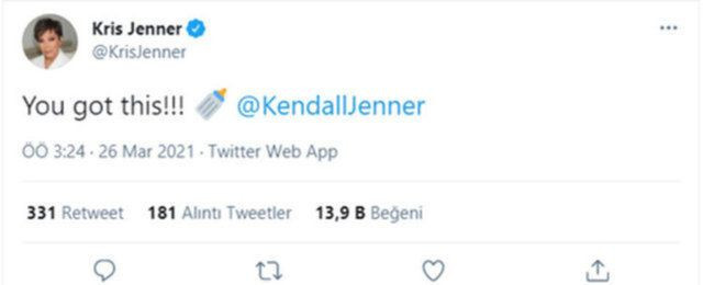Kendall Jenner hamile mi annesi Kris Jenner'ın tweeti kafaları karıştırdı! - Resim: 3