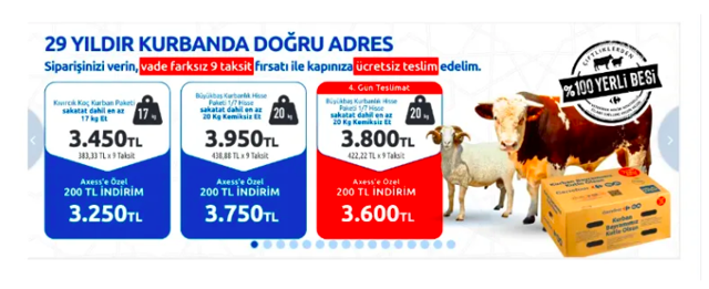 Carrefour kurbanlık 2022 fiyat listesi büyükbaş hisse fiyatı-karaman koç fiyatı cep yakıyor - Resim: 0