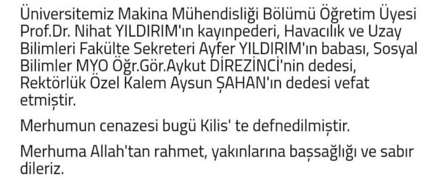 Vefat ilanıyla ortaya çıkan Gaziantep Üniversitesi'ndeki akraba ilişkileri tepki çekti - Resim: 0