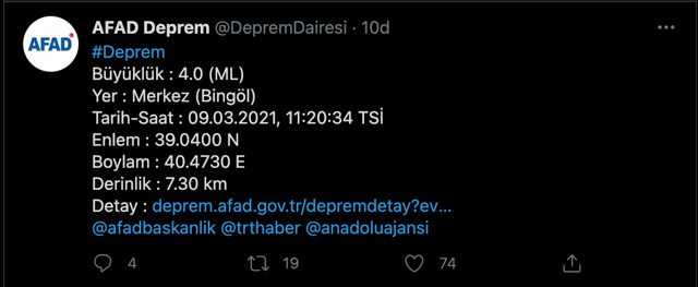 Bingöl'de deprem oldu! AFAD'dan son dakika deprem açıklaması geldi - Resim: 0