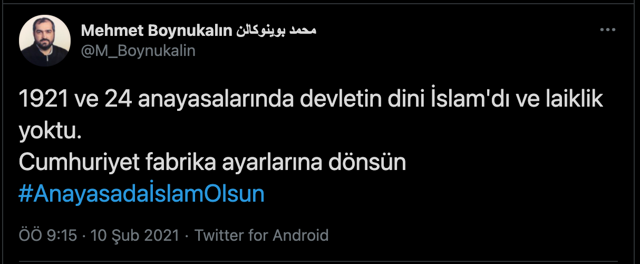 Ayasofya'nın baş imamı Mehmet Boynukalın'dan şok laiklik çıkışı! "Laiklik anayasadan çıkarılsın" - Resim: 0