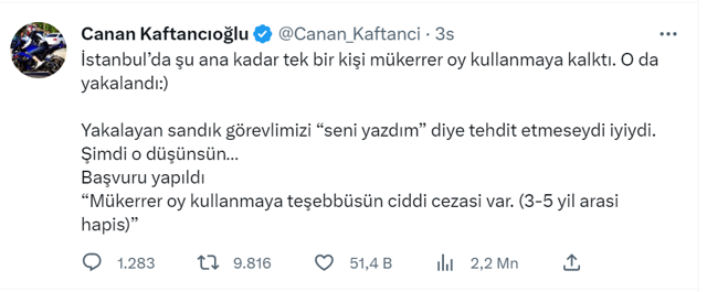 Canan Kaftancıoğlu açıkladı! İstanbul'da bir sandık kurulu başkanı gözaltına alındı - Resim: 1
