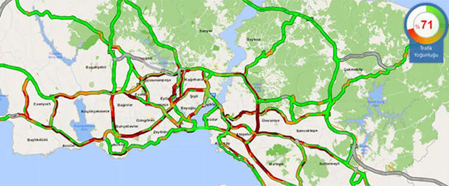 İstanbullular dikkat! Yağmur başladı trafik kilit oldu - Resim: 2