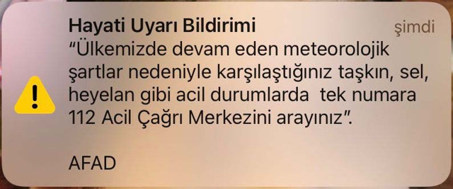 AFAD hayati uyarı bildirimi attı sosyal medya yıkıldı! Herkes çok korktu dehşet bir ses - Resim: 0