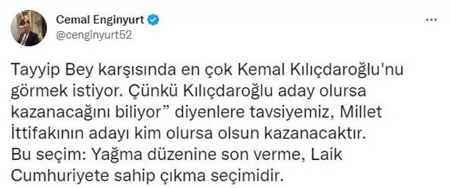 Altılı Masa'da Yavuz Ağıralioğlu krizi! Cemal Enginyurt İYİ Parti'ye çok sert çıkıştı - Resim: 0