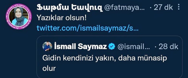 Kıyamet koptu! İsmail Saymaz, 'başörtümü yakacağım' diyen Fatma Yavuz'a 'kendini yak' dedi - Resim: 3