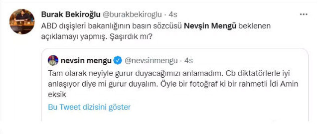 Nevşin Mengü ve Aslı Aydıntaşbaş'ın Erdoğan'lı fotoğraf karesiyle ilgili tweeti tepki çekti - Resim: 2