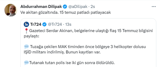 Abdurrahman Dilipak'tan 'tuhaf' 15 Temmuz çıkışı! "15 Temmuz patladı patlayacak" - Resim: 0