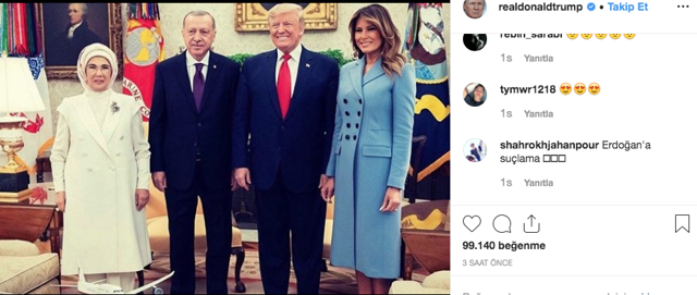 Trump ziyaret sonrası aile fotoğrafı paylaştı! Erdoğan sözleri çok konuşulacak - Resim: 0
