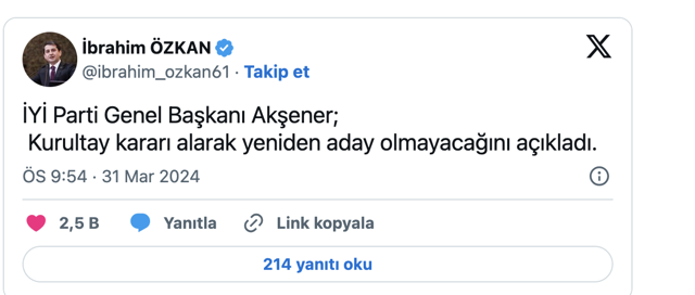 Kurultay'da aday olmayacak! Akşener görevi bırakıyor - Resim: 0
