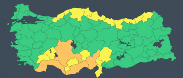 Hava bir anda buz kesti! Meteoroloji peş peşe uyardı 22 kent alarmda! Sağanak, kar, fırtına... - Resim: 2