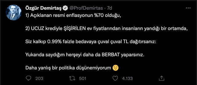 Prof. Dr. Özgür Demirtaş, konut müjdesine ateş püskürdü! 'Her şey daha da berbat olacak' - Resim: 0