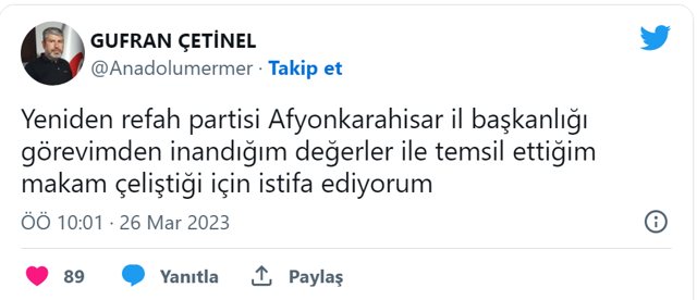 Fatih Erbakan'ın partisinde ilk istifa geldi! Elif Erbakan'dan işaret bekliyorlar - Resim: 0