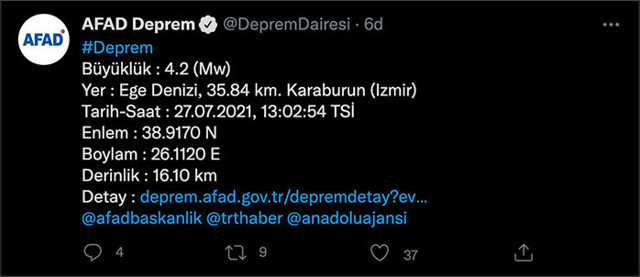 Geçen hafta 47 kez sallanan İzmir'de şiddetli deprem! Prof. Dr. Ahmet Ercan uyarmıştı - Resim: 0