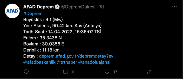 Antalya'da deprem oldu! Vatandaş panik yaşadı AFAD'dan açıklama geldi - Resim: 0