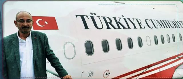 Emin Pazarcı'nın Cumhurbaşkanlığı uçağıyla paylaştığı fotoğraf olay oldu! Helaldir helal - Resim: 0