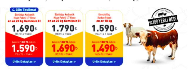 Carrefour kurbanlık fiyatları 2020 küçükbaş koyun fiyatları - Resim: 0