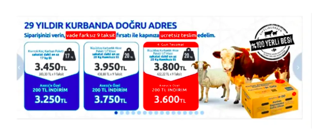 Carrefour kurbanlık 2022 fiyat listesi büyükbaş hisse fiyatı-karaman koç fiyatı cep yakıyor - Resim: 0