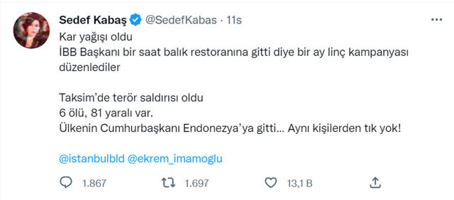 Sedef Kabaş ne yapacağını şaşırdı! Yaptığı karşılaştırmaya bakın hele... - Resim: 0
