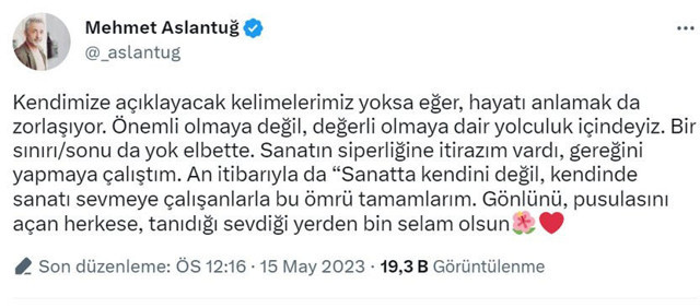 Meclis’e giremeyen Mehmet Aslantuğ’dan açıklama: An itibarıyla… - Resim: 0
