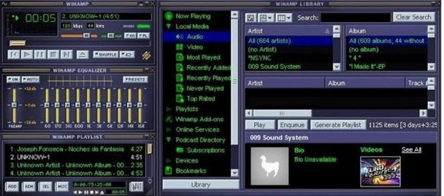 Bir dönemin efsanesi Winamp, yeni tasarımıyla geri döndü - Resim: 0