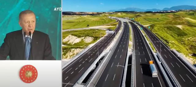 Aydın-Denizli Otoyolu açıldı! Cumhurbaşkanı Erdoğan: 2 saati bulan yolculuk süresi 1 saatin altına iniyor - Resim: 1