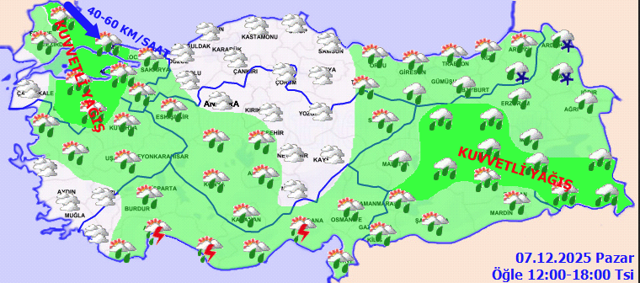 Bugün evden dışarı adım atmayın! Sarı kodlu uyarı, 17 saat sürecek - Resim: 0