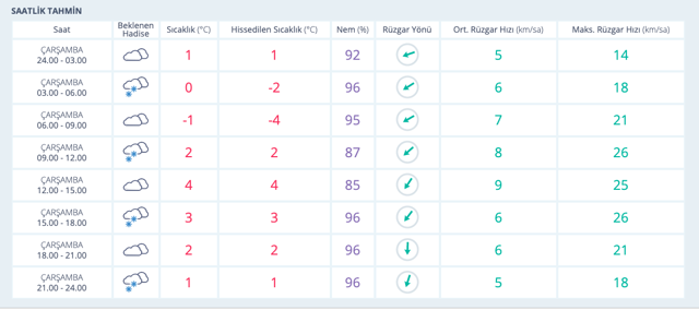 Bolu saatlik hava durumu kar başladı meteoroloji alarm verdi - Resim: 0