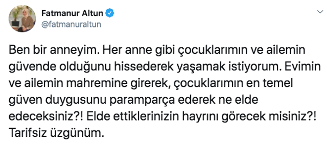 Fahrettin Altun'un eşi Fatmanur Altun'dan skandal olaya çok sert tepki - Resim: 0