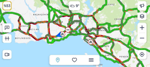İstanbul güne yağmurla uyandı trafik her dakika artıyor - Resim: 0