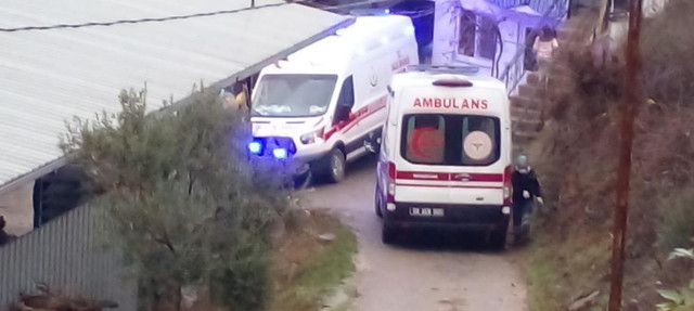 Virajı alamadı uçurumdan hayvan damının üzerine düştü! Yaralılar var - Resim: 0