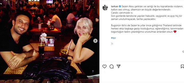 Tarkan'dan Sezen Aksu paylaşımı - Resim: 0