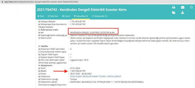 Otomobil fiyatına scooter alımı! İBB'nin ödeyeceği miktar şoke etti - Resim: 0