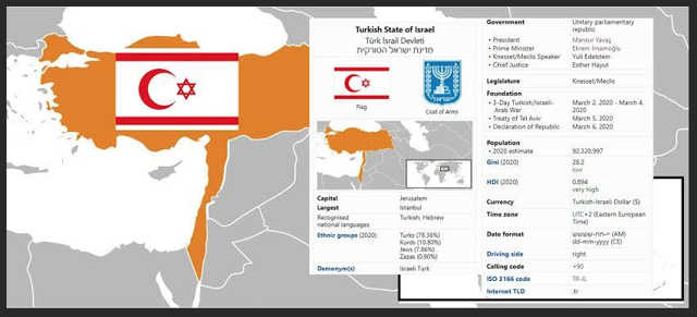 Ekşi Sözlük Turkish state of İsrael haritası ve ayaklanma etiketiyle gündem oldu - Resim: 0