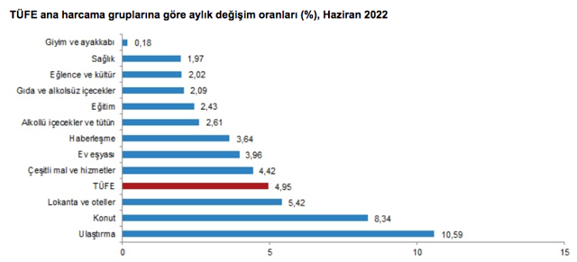 Haziran 2022 enflasyonu kaç çıktı temmuz memur emekli zammını belirleyen enflasyon rakamı - Resim: 2