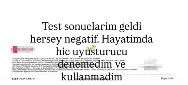 Deren Talu paylaştı! Uyuşturucu testi pozitif çıkmıştı ama... - Resim: 1