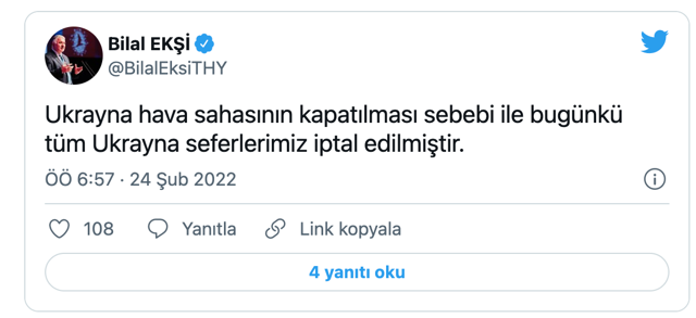 THY ve Pegasus Ukrayna uçak seferlerini iptal ettiğini açıkladı! - Resim: 0