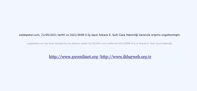 Sedat Peker'in internet sitesine erişim engeli getirildi - Resim: 0